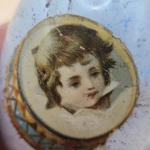 œuf ancien verre soufflé - Œuf, en