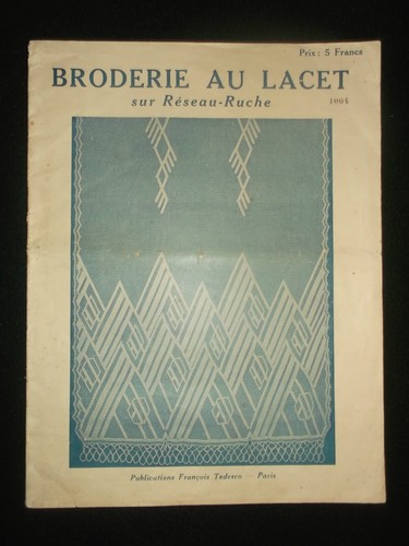 Broderie lacet sur - broderie, au