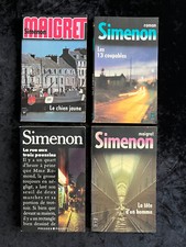 ¤ Lot 4 romans policiers - MAIGRET - Georges SIMENON - Presses Pocket