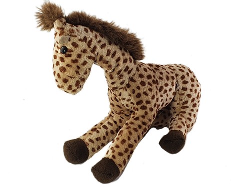 Doudou peluche girafe marron - doudou,
