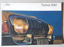 Ford Taunus 20M Brochure c.1964 - Saloon Estate Hardtop