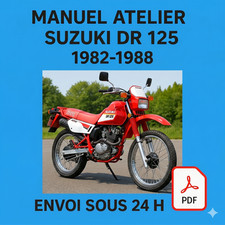 Manuel Atelier Suzuki DR125