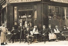 Photo Card - Animated Cafe Terrace - Sent to Lignières (Dear)