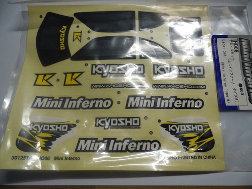 Kyosho ihd06 decal set - decal,