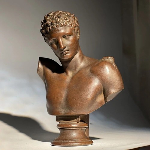 Handcrafted bronze hermes - handcrafted,