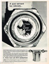 PUBLICITE ADVERTISING 095  1964  MICROPHOS PROGIL appareil  anti-calcaire 2