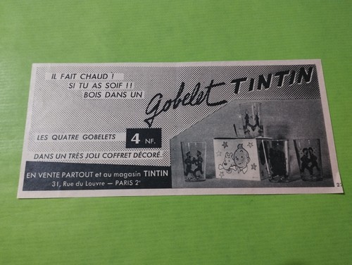 Publicite magasin tintin - magasin, tu