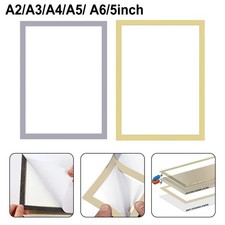 Magnetic-Frame Signe Support Double Face Autocollant Affichage Bureau Photo Déco