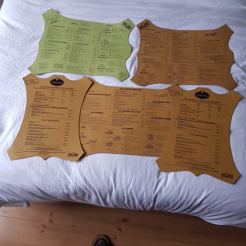 Sets cartes menus sur - sets,
