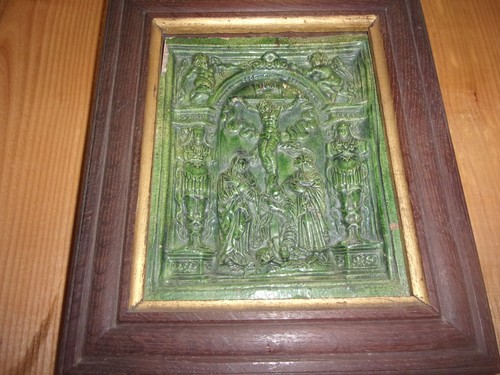 Ancien carreau poêle en - ancien, de