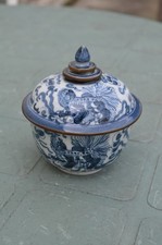 Petit pot à gingembre "bleu