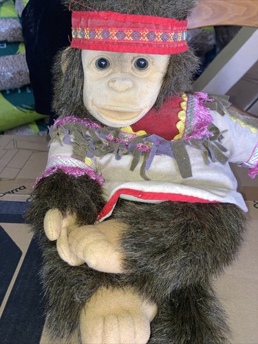 Doudou peluche singe - (n53),