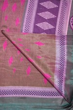 Tissu artisanal sari en soie