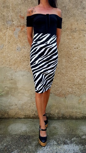 Jupe pencil skirt leopard