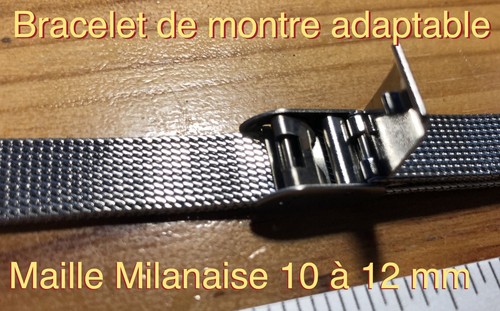 Bracelet montre acier - de,