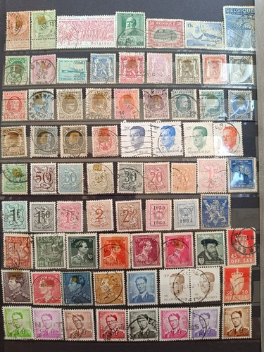 Lot timbres belgique - lot, 74