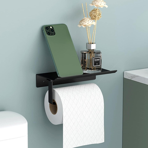 Porte papier toilette - porte-papier, noir