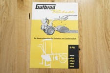 Gutbrod Universal Machine Brochure Type Rebel with 5 HP 4 Pages 1959