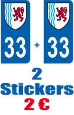 2-STICKERS-PLAQUE-AUTO-IMMATRI