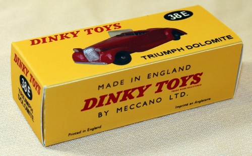 Dinky toys boite repro vide - dinky,