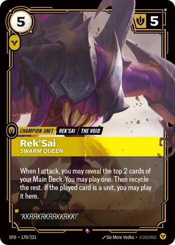 Rek sai reine - reine, l'essaim