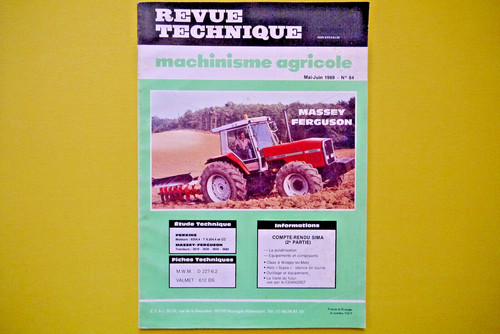 Revue technique machinisme - technique,
