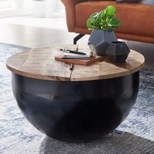 FineBuy Table Basse Bois