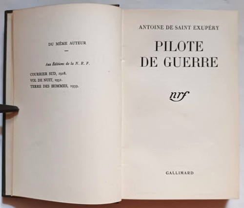 Livre 1942 numéroté - numéroté, hc