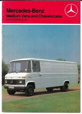 Mercedes-Benz L407D, L410, L508D, L608D Van & Chassis Cab 1982-1983 UK Brochure