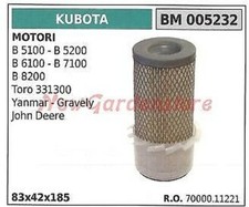 Filtre À Air KUBOTA Moteur Tracteur B 5100 5200 6100 7100 8200 005232