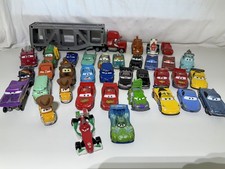 Disney Pixar Diecast Cars Lot Mater, Lightning McQueen, auto carrier