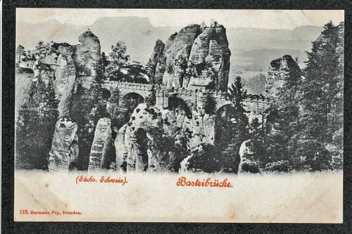 Carte postale basteibrücke - carte,
