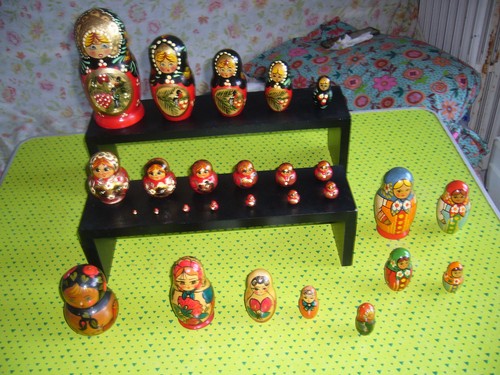 Lot poupées russes - de,