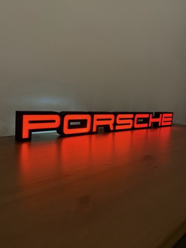 Lampe led porsche rouge - rouge, usb