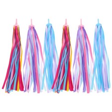  6 Pcs Accessoires Scooter Décorations De Vélo Streamers Pour Enfants