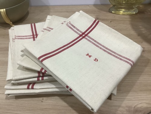 Superbe lot torchons - lot, 6