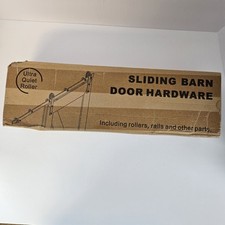 Sliding Barn Door Hardware  Ultra Quiet Roller Black