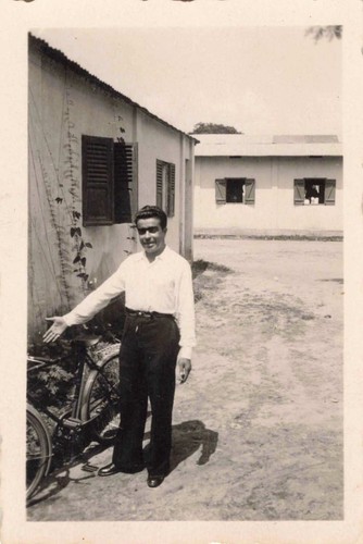 Old photograph young - old,