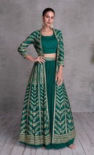 Robe western indo tenue de fête indienne femmes indiennes designer ethnique m...