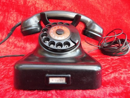 Ancien téléphone bakélite - bakélite, w