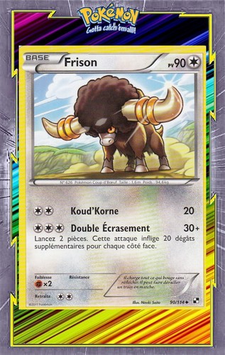 Frison noir et blanc - -,