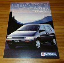 Dépliant NISSAN PRAIRIE 2 de 1989
