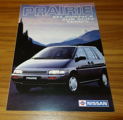 Dépliant nissan prairie de - dépliant, 2
