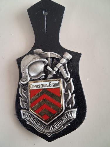 Insigne sapeurs pompiers - insigne, sapeurs-pompiers