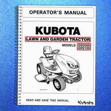 KUBOTA GR2000 GR2100 LAWN