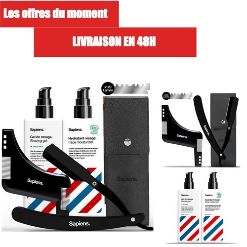 Sapiens kit rasage barbier - kit,