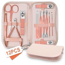 Kit de Manucure Pedicure, Trousse Manucure Femme et Hommes, Coupe Ongle Pied,...