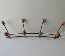 portemanteau mural à 8