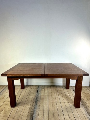 Table brutaliste chêne - en,