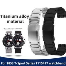 For Tissot T-sport MotoGP T115417 T115427 Watchband Lightweight Titanium Alloy